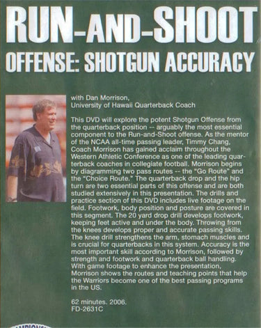 (Rental)-Run And Shoot Offense: Shotgun Accuracy Darrel Mouse Davis